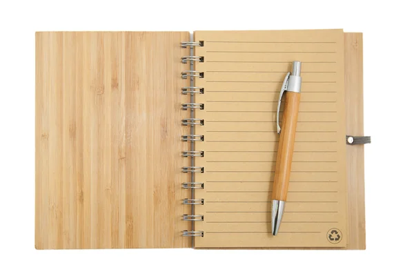 Notepad with pen. Royalty Free Stock Photos