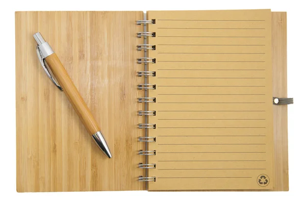 Notepad with pen. Stock Photo