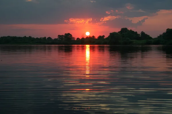 Coucher de soleil à Pripyat — Photo