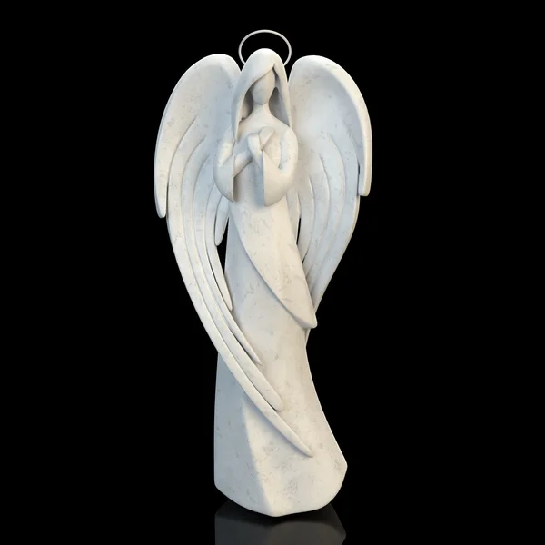 The abstract figure of an angel girl — Stock Photo, Image