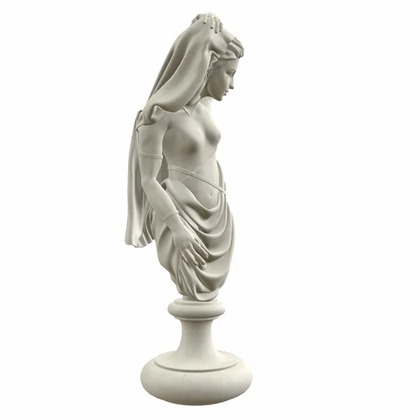 Antique sculpture of a woman. 3d illustration — Stock Photo, Image