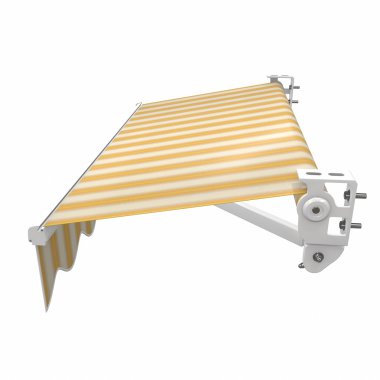 Tenteler, marques veranda olarak. 3D çizim