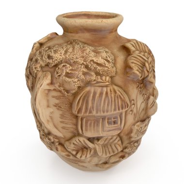 Antik vazo. 3D çizim