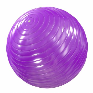 Fitball mor. 3D çizim