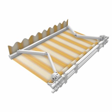 Tenteler, marques veranda GIGANT. 3D çizim