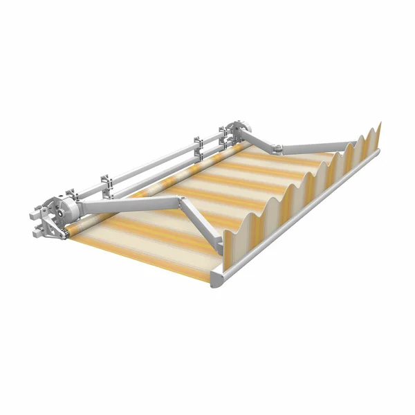 Awnings, marques patio Gigant. 3d illustration — Stock Image Awnings, marques patio Gigant. 3d illustration Royalty Free Stock Images