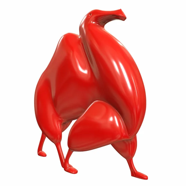 Kamel skulptur. 3D illustration — Stockfoto