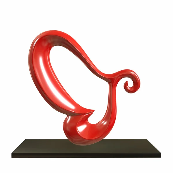 Abstract sculpture. 3d illustration — Stock Photo, Image