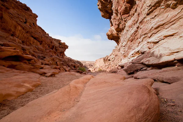 Egipto textura de color cañón en tiempo soleado — Foto de Stock