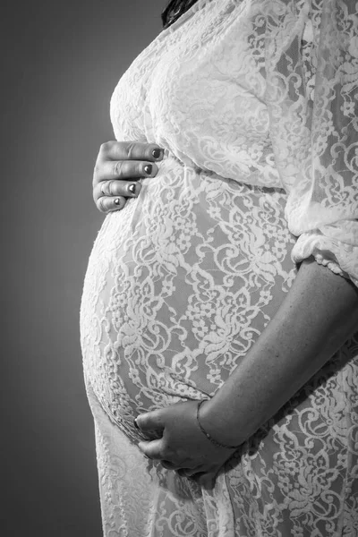 Hamilelik, annelik, hazırlık ve beklenti konsepti fotoğrafı — Stok fotoğraf