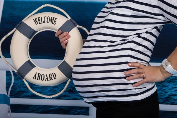 Embarazo, maternidad, preparación y concepto de expectativa foto Imagen De Stock