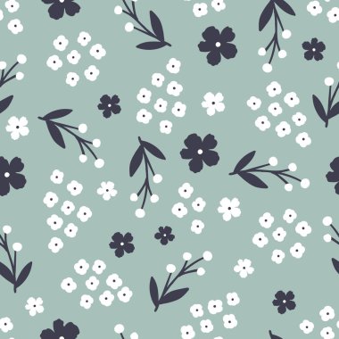 Soyut çiçeksiz desen, kumaş, tekstil, hatıra defteri, duvar kağıdı, yüzey tasarımı, ambalaj kağıdı için dijital yinelenen arka plan