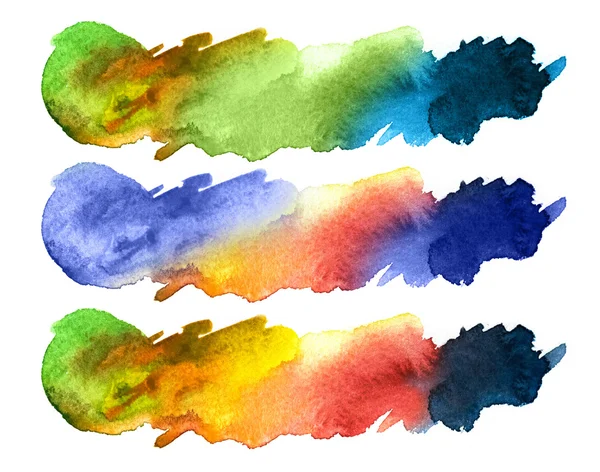 Aquarelle éclaboussure colorée — Photo