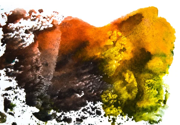 Akvarell färgglada splash — Stockfoto