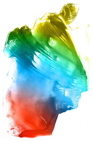 Akvarell färgglada splash — Stockfoto