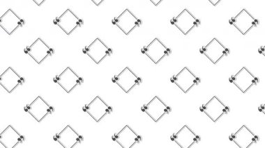 Tırnak işaretlerinin tekrarlandığı modern geometrik arkaplan. Sürekli çapraz hareket röportaj tanıtımları, bloglar ve motivasyonel alıntı gösterimleri için dinamik bir his yaratır..