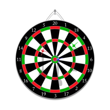 Sonucu ile oyun Dart