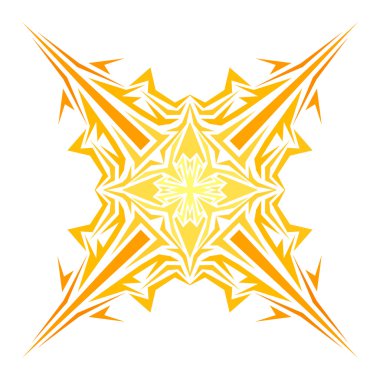 Vektör soyut sarı turuncu desen