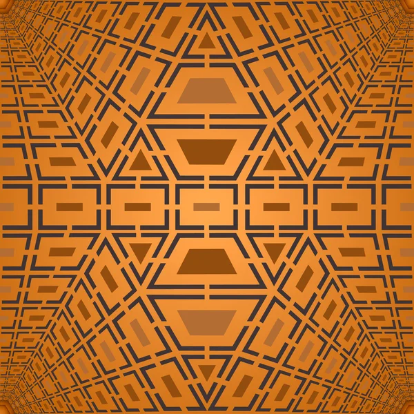 De geometrische bruin patroon vector — Stockvector