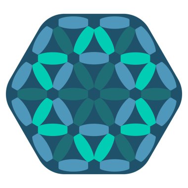 Vektör soyut mavi desen