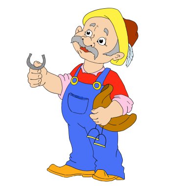 Damat çizgi film karakterleri. Çiftçi adam