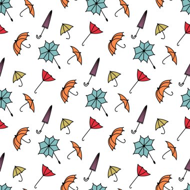Desen şemsiye sorunsuz arka plan