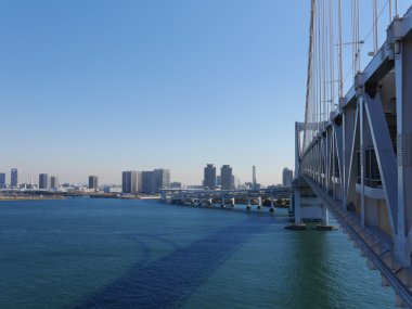 Gökkuşağı Köprüsü, Tokyo kaldırım görünümünden 