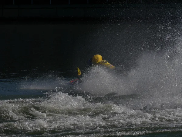 Boat race in Japan — Stock Photo, Image