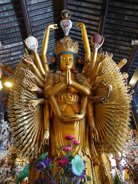 Estátua do Budismo do Templo de Longhua — Fotografia de Stock