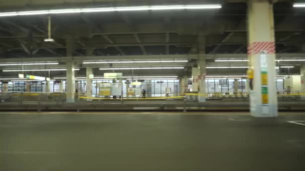 Saitama Japan Oktober 2020 Ankomst Till Joetsu Shinkansen Omiya Station — Stockvideo