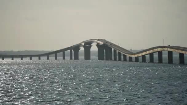 Irabu Brug Langste Tolvrije Brug Japan — Stockvideo