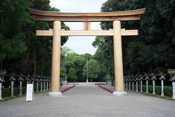 Nara Japan October 2020 Torii Gate Kashiharajingu Shrine Nara — стокове фото