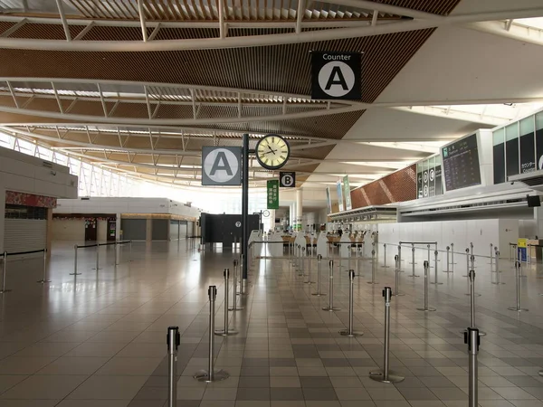 Hokkaido Ιαπωνία Νοεμβρίου 2020 Vacant New Chitose Airport International Departure — Φωτογραφία Αρχείου