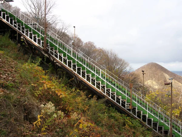 Hokkaido Japonia Listopada 2020 Okurayama Ski Jump Stadium Sapporo Hokkaido — Zdjęcie stockowe