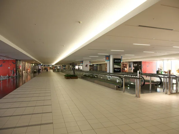 Хоккайдо Япония Ноября 2020 Года Новый Аэропорт Титосе Тротуары Конвейерные — стоковое фото