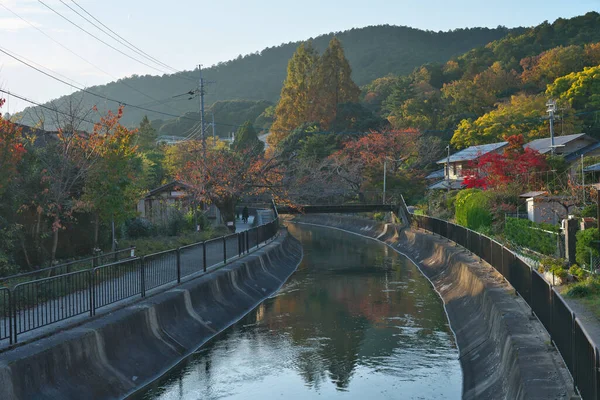 Kjóto Japonsko Listopad 2020 Průplav Spojující Jezero Biwa Město Kjóto — Stock fotografie