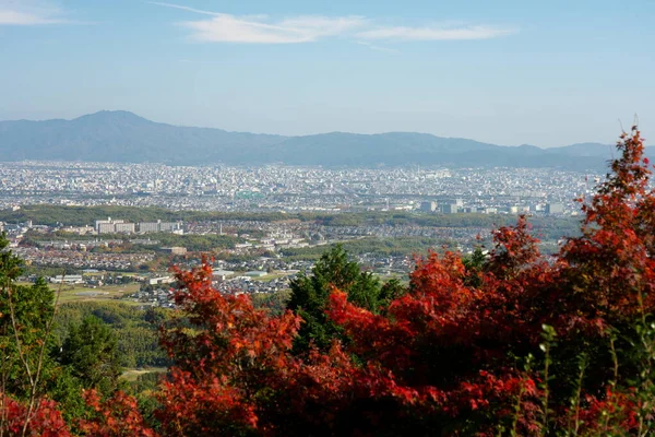 Kjóto Japonsko Listopadu 2020 Perspektiva Kjótského Města Hory Yoshimine — Stock fotografie