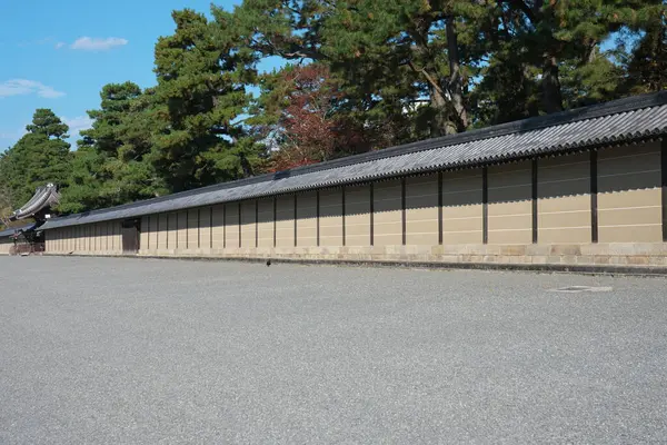 Japan November 2020 Walls Kyoto Sento Imperial Palace Kyoen Gyoen — 스톡 사진