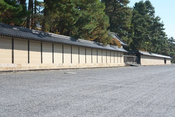 Japan November 2020 Walls Kyoto Sento Imperial Palace Kyoen Gyoen — 스톡 사진