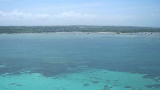 Okinawa Jepang Juni 2020 Pemandangan Udara Pantai Sawadanohama Atau Sawada — Stok Video