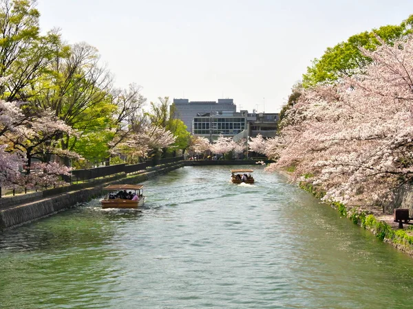 Кіото Японія Квітня 2021 Катер Бівако Сосуї Або Біва Канал — стокове фото