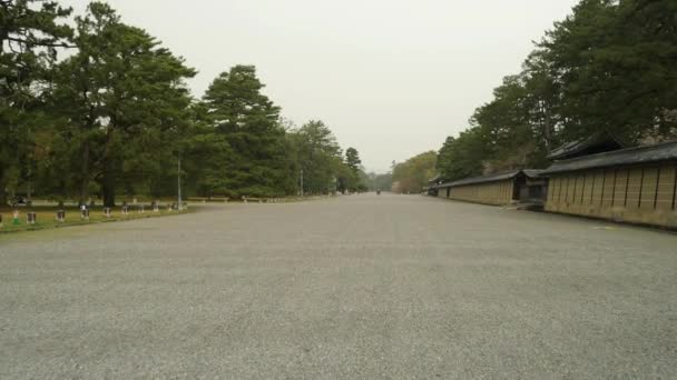 Kyoto Giappone Marzo 2021 Passeggiata Nel Kyoto Gyoen National Garden — Video Stock