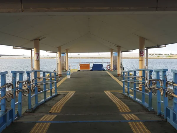 Ishigaki Ferry Terminal Pier Dawn — Stock Photo, Image