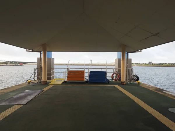 Pier Terminal Ishigaki Ferry Amanhecer — Fotografia de Stock