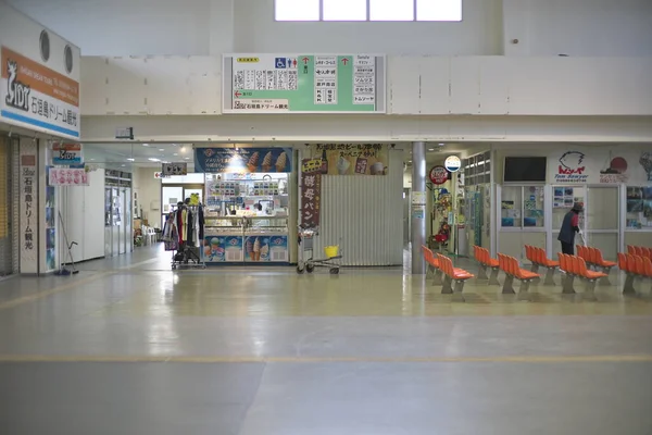 Okinawa Japan Mei 2021 Ishigaki Ferryterminal Lobby Ochtend — Stockfoto