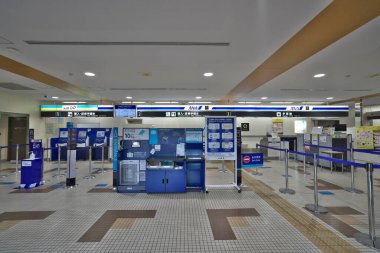 Hokkaido, Japonya - 24 Haziran 2021: Memanbetsu Havaalanı, Hokkaido, Japonya