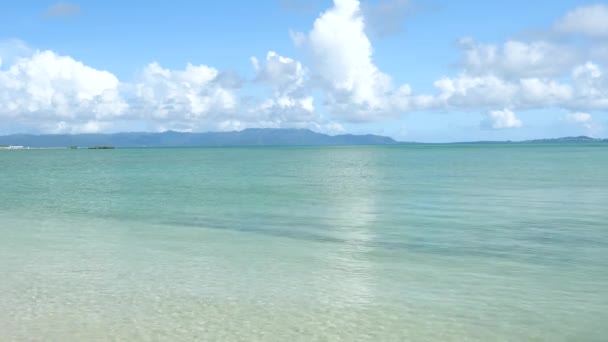 Okinawa Japonsko Července 2021 Ostrov Kohama Krásné Moře 1000 Stop — Stock video