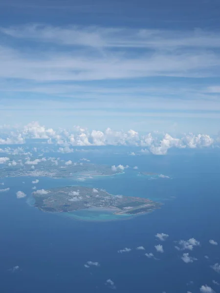 Окинава Япония Июля 2021 Года Вид Воздуха Острова Мияко Икема — стоковое фото