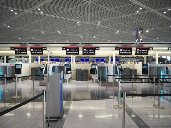 Chiba Japan Juli 2021 Geschlossener Internationaler Flughafen Narita Terminal — Stockfoto