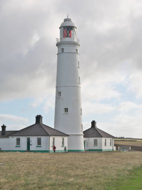 Galler, Birleşik Krallık - 6 Ekim 2025: Nash Point Deniz Feneri, İngiltere